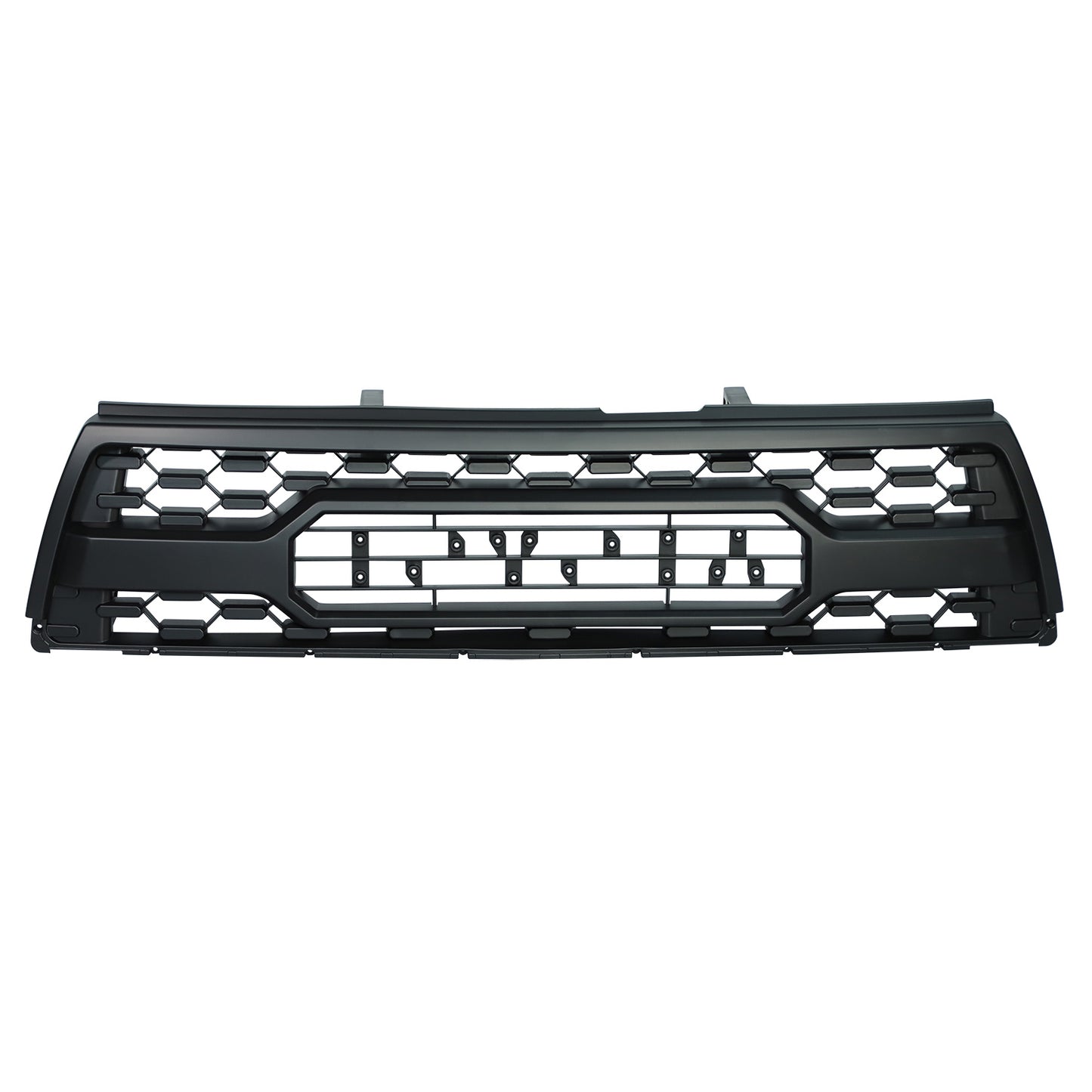 Grille For Toyota 4Runner 1996-2002 3rd Gen Trd Pro, Aftermarket Front Grille with Lettering and Lights, Matte Black