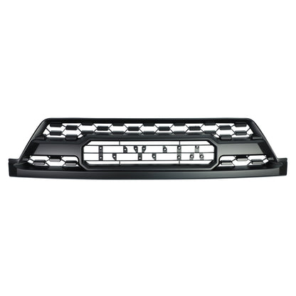 Grille For Toyota 4Runner 2003 2004 2005 4th Gen Trd Pro, Aftermarket Front Grille with Lettering and Lights, Matte Black