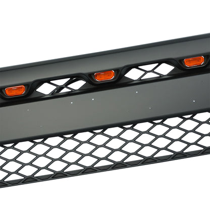 Grille For Toyota 4Runner 2010 2011 2012 2013 5th Gen Trd Pro, Aftermarket Front Grille with Lettering and Lights, Matte Black