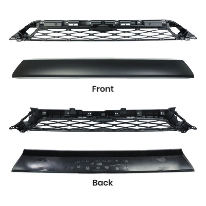 Grille For Toyota 4Runner 2014-2019 5th Gen Trd Pro, Aftermarket Front Grille with Lettering and Lights, Matte Black