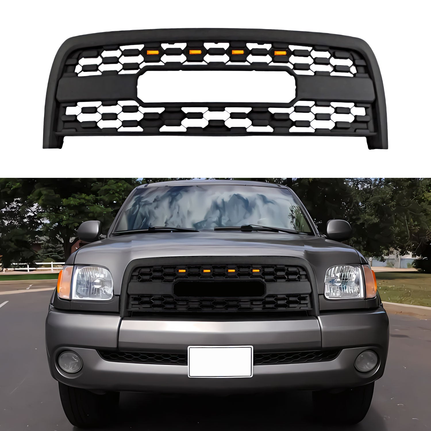 Front Grille For Toyota Tundra 2003 2004 2005 2006 1st Gen Trd Pro, Af ...