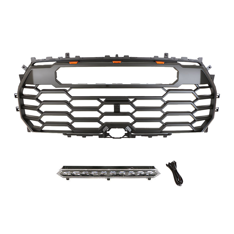 Front Grille For Toyota Tundra 2022 2023 2024 Trd Pro, Aftermarket Fro ...