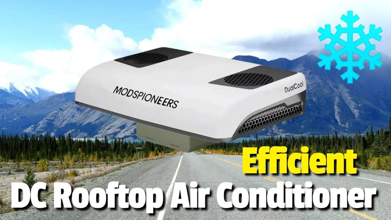 Load video: Modspioneers 24V RV air conditioner review
